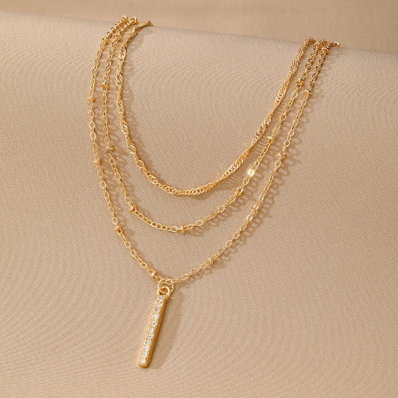 IFKM Long Gold Necklace for Women Dainty Lariat Gold Necklaces 14k Gold Plated Twist Snake Chain Y Necklace Simple Charm Trendy Jewelry Women Girls Gifts - Image 3